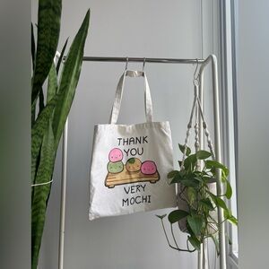 3/$25 THANK YOU VERY MOCHI tote bag :)